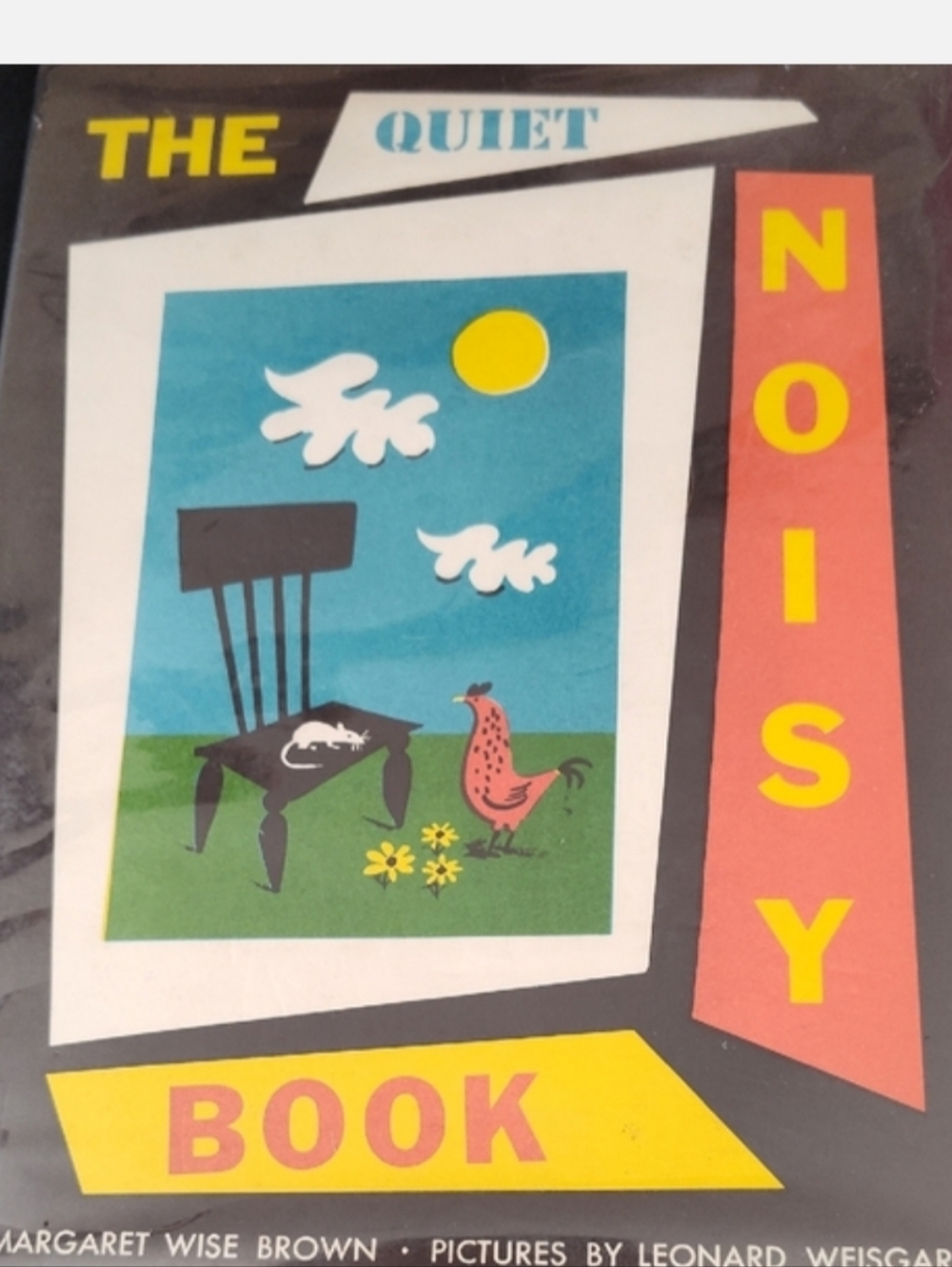The QUIET NOISY BOOK 1950 First Edition Dust Jacket MARGARET WISE BROWN - Picture 8 of 9